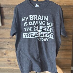 Gildan Dark Gray Graphic Tee